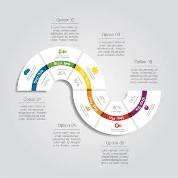 Infographic design template. Vector illustration Illustrazione stock
