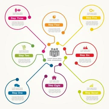 Infographic design template. Vector illustration 스톡 일러스트