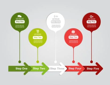 Infographic design template. Vector illustration Illustrazione stock
