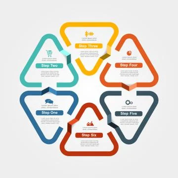 Infographic design template. Vector illustration Stock Illustration