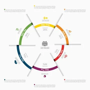 Infographic design template. Vector illustration Stock Illustration