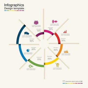 Infographic design template. Vector illustration Stock Illustration