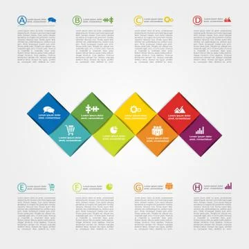 Infographic design template. Vector illustration 스톡 일러스트