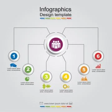 Infographic design template. Vector illustration Stockillustratie