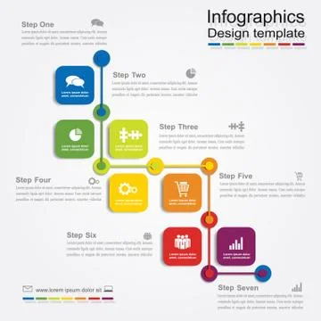 Infographic design template. Vector illustration 스톡 일러스트