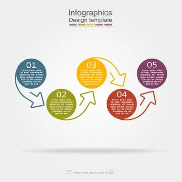 Infographic design template. Vector illustration イラスト素材