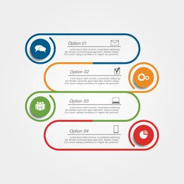Infographic design template. Vector illustration Stock-Illustration