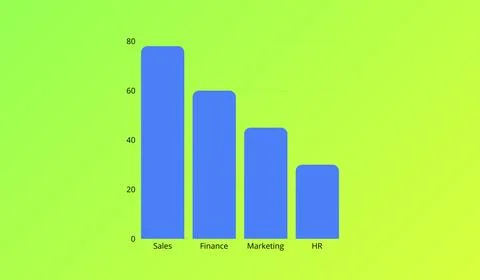 Infographic diagram on abstract gradient background, diagram banner Illustrazione stock