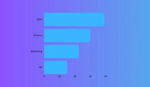 Infographic diagram on abstract gradient background, diagram banner Stockillustratie