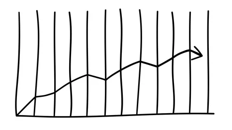 Infographic element - arrow growth graph. Stock Footage 111033802