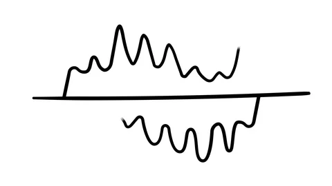 Infographic Element - Linear Area Graph Stock Footage 111036924