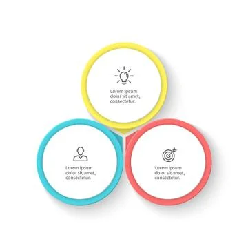 Infographic element with petals Stock Illustration