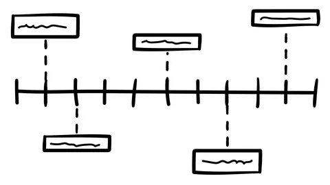 Infographic element - segment and callouts Stock Footage 111037692