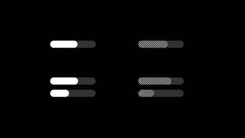 Infographic Element - Simple Bar Chart on alpha channel 스톡 동영상 117051084