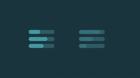 Infographic Element - Simple Bar Chart on alpha channel 스톡 동영상 117052146