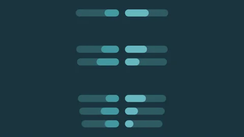 Infographic Element - Simple Bar Chart on alpha channel 스톡 동영상 117052165