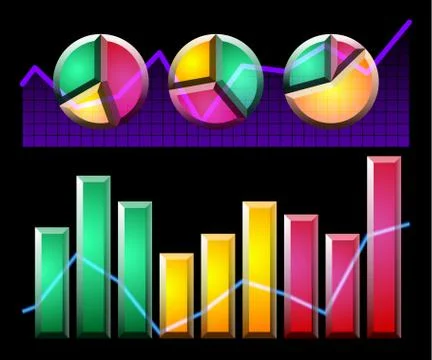 Infographic elements and diagrams Stock Illustration