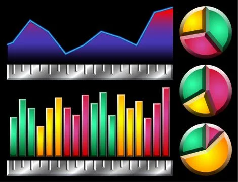 Infographic elements and diagrams Stock Illustration