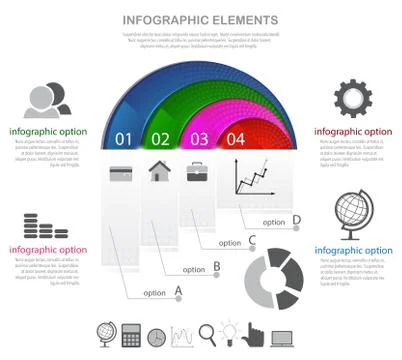 Infographic elements and icons Stock Illustration