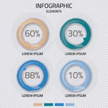 Infographic elements design Illustrazione stock