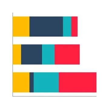 Infographic elements. Diagram progress bar. Flat vector process timeline set. Stock Illustration