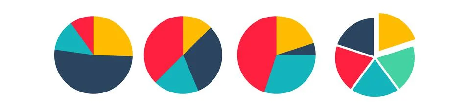 Infographic elements. Diagram progress bar. Flat vector process timeline set. Stock Illustration