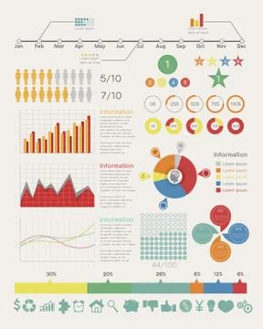 Infographic Elements , eps10 vector format 스톡 일러스트