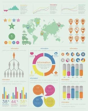Infographic Elements , eps10 vector format Stock Illustration