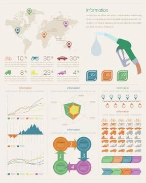 Infographic Elements , eps10 vector format 스톡 일러스트