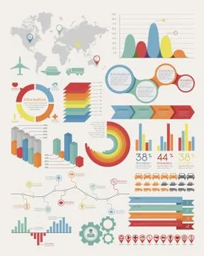 Infographic Elements , eps10 vector format Stock Illustration