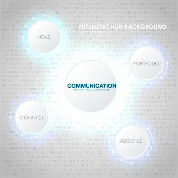 Infographic elements. futuristic user interface HUD UI UX. Abstract background Stock Illustration