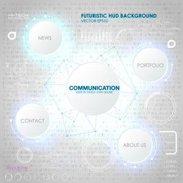 Infographic elements. futuristic user interface HUD UI UX. Abstract background 库存插图