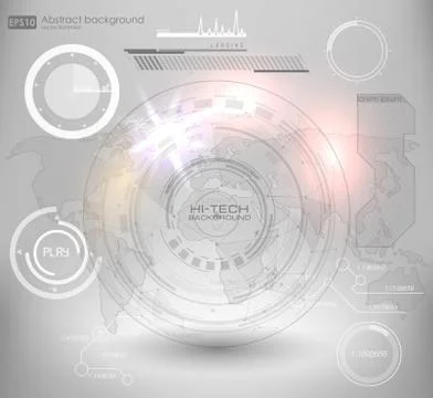 Infographic elements. futuristic user interface HUD UI UX. Stock Illustration