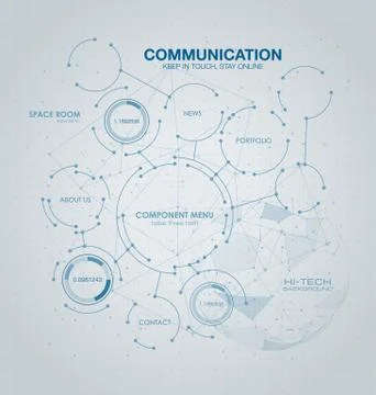 Infographic elements. futuristic user interface HUD UI UX. Stock Illustration