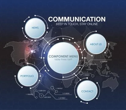 Infographic elements. futuristic user interface HUD UI UX. Stock Illustration