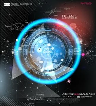 Infographic elements. futuristic user interface HUD UI UX. Abstract background Stock Illustration