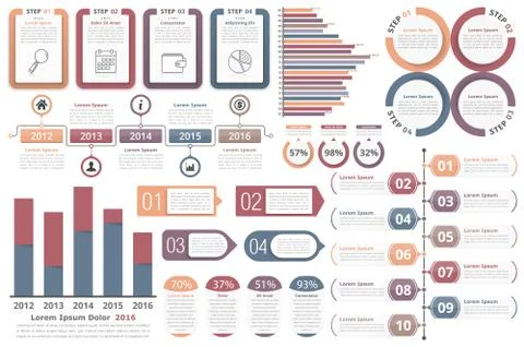 Infographic Elements Illustrazione stock