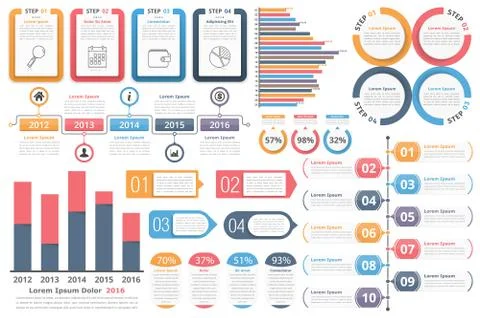 Infographic Elements Illustrazione stock
