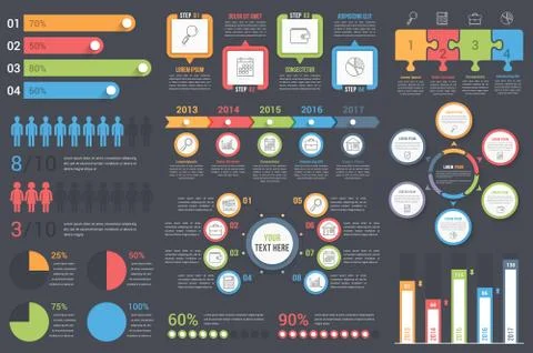 Infographic Elements Illustrazione stock