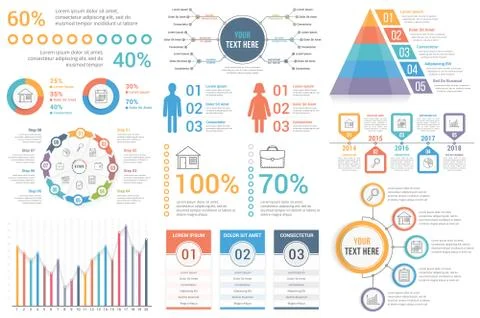 Infographic Elements Stockillustratie