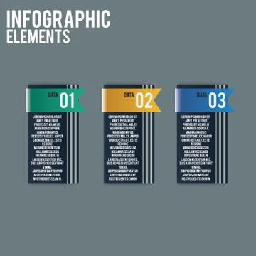 Infographic elements Stockillustratie