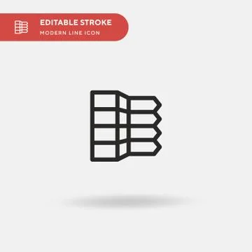 Infographic Elements Simple vector icon. Illustration symbol design template  스톡 일러스트