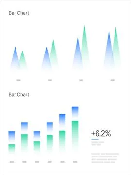 Infographic elements. UI and UX Kit with big data visualization. Illustrazione stock