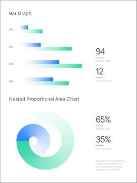 Infographic elements. UI and UX Kit with big data visualization. 스톡 일러스트