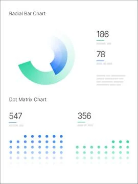 Infographic elements. UI and UX Kit with big data visualization. Illustrazione stock