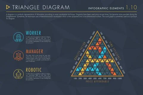 Infographic Elements Vol.1 - Triangle Diagram Stock Illustration