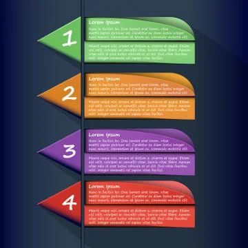 Infographic Flat Set Stock Illustration