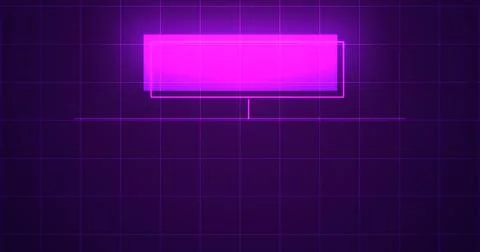 Infographic glowing hologram with empty space for text bg. Business hierarc.. Illustrazione stock