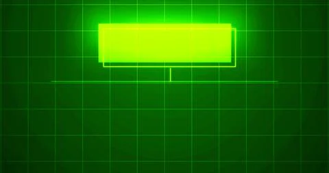 Infographic glowing hologram with empty space for text bg. Business hierarc.. Illustrazione stock