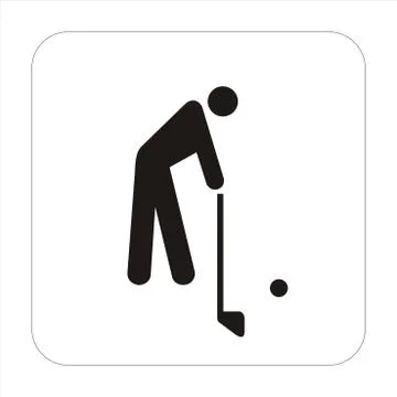Infographic golf player Illustrazione stock